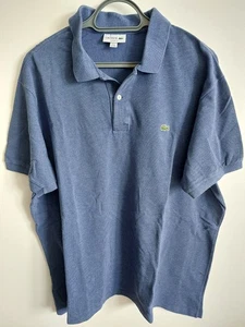 CAMISA POLO LACOSTE 3XL (TALLA 8) AZUL MUY BUEN ESTADO USADA - Imagen 1 de 12