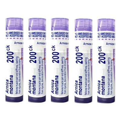 Pelotas homeopáticas Arnica Montana 200CK – Pacote de 80 alívio para viagem - Imagem 1 de 4