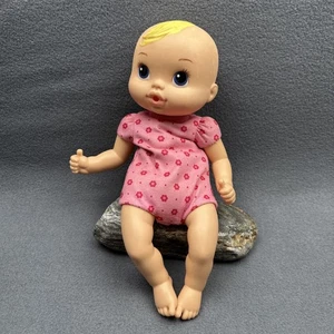 Baby Alive Luv' N Muñeca Acurrucada Chupador de Pulgar Biberón Rubio Ojos Azules 13" - Imagen 1 de 13