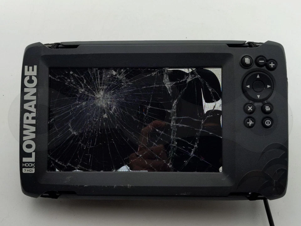 LOWRANCE HOOK2 7 HDI FISHFINDER GPS BOAT CHARTPLOTTER SONAR HEAD UNIT SCREEN 7" - Image 1 of 4