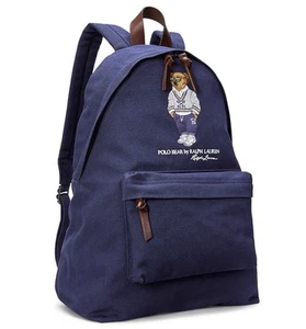 Polo Ralph Lauren Men's Polo Bear Canvas Backpack NWT Varsity Sweater $228 - Picture 1 of 7