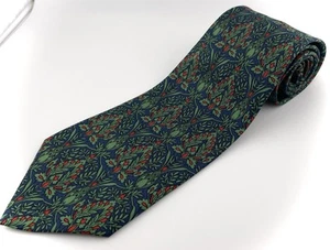 Vtg Smithsonian Institution 100% Silk Tie Mens Classic Necktie Abstract Italy - Picture 1 of 4