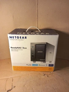 Netgear ReadyNAS Duo Rnd2000 v2 NAS server 2 bays PSU, NO HARD DRIVES INSTALLED - Picture 1 of 12