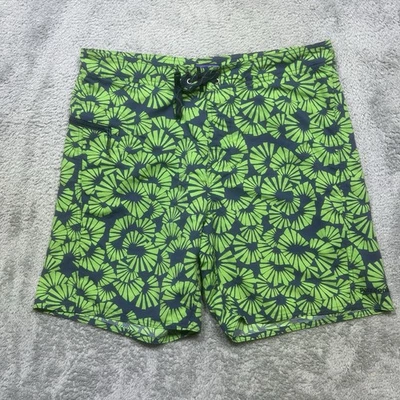 Bañador Patagonia Board Shorts Para Hombre 36x8 Verde Estampado Floral Playa Surf Foto 1 de 4