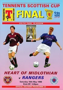 FINAL COPA ESCOCESA 1998 Rangers v Hearts - Imagen 1 de 1