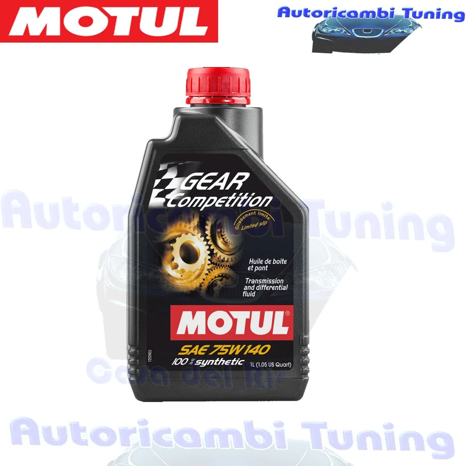1L OLIO 75W-140 CARDANO CAMBIO MOTO BMW MOTUL GEAR COMPETITION 75W140 - Immagine 1 di 4