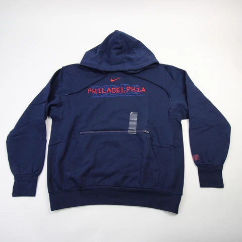 Philadelphia 76ers Nike NBA Authentics Sweatshirt Men's Navy New Cover