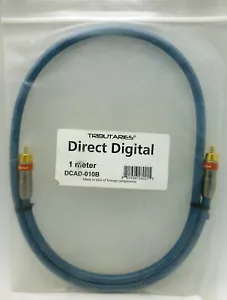 Tributaries Direct Video DCAD-010B 1 meter Digital Coaxial or Composite Video - Picture 1 of 3
