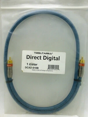Tributaries Direct Video DCAD-010B 1 meter Digital Coaxial or Composite Video - Image 1 of 3