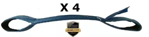 4 x Tyre Link Strap Car Carrying Strap, Wheel Strap, Tow, Towing FREE POST - Picture 1 of 5