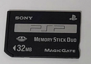 32MB Memory Stick Duo ( 32 MB MS Duo ) PSP SONY gebraucht - Bild 1 von 1