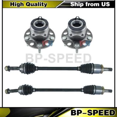 Se adapta a Jeep Compass 2007-2016 4 X eje CV conjunto de cojinete de rueda y buje Foto 1 de 4