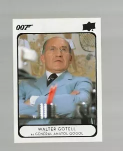 V2) 2021 Upper Deck James Bond Villains & Henchmen Walter Gotell General Gogol - Picture 1 of 1