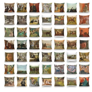 Painting By Edgar Degas High Quality Silk Pillowcase Sofa Decor Cushion Cover - Picture 1 of 59