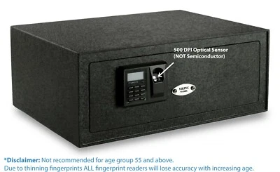 Viking Security Safe VS-38BLA Extra Wide Laptop Safe Biometric Safe Fingerprint