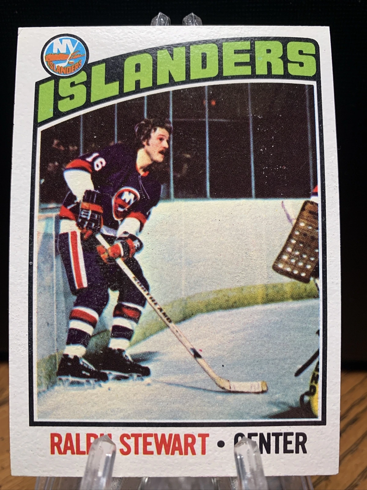 1976-77 Topps Islanders Ralph Stewart Hockey Card #229