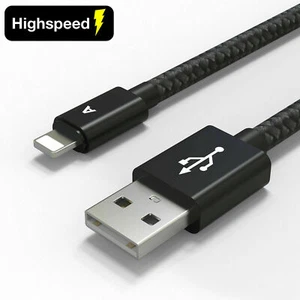 1m / 2m / 3m iPhone SCHNELL Ladekabel für 6 7 8 XR X XS 11 12 13 14 USB iPad Pro - Bild 1 von 10