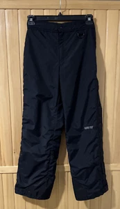 AFRC Gore Tex Black Ski Pants Unisex 6028R Small Full Sides Zip Snap Outdoor - Picture 1 of 10