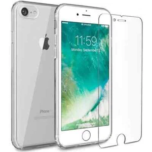 Slim Clear Shockproof Gel Cover Case for iPhone 6 6S + Screen Film Protector - Zdjęcie 1 z 1