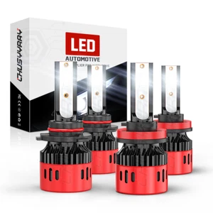 For Honda Civic 2016 - 2020 6000K Front LED Headlight Hi/Lo Beam Bulbs Combo 4pc - Picture 1 of 11