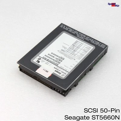 SCSI 50-PIN HDD SEAGATE ST5660N HARD DRIVE FESTPLATTE 545MB  540MB 9A2002-305 2 - Bild 1 von 3