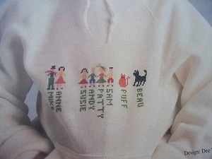 Keep The Gang Together Kinder personalisieren OOP Kreuzstich MUSTER (X) - Bild 1 von 1