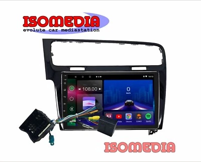 AUTORADIO ANDROID 10" VOLKSWAGEN GOLF VII DAL 2012 KIT 4 + 64GB BT USB. - Immagine 1 di 4
