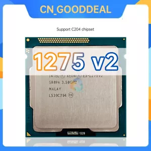 Intel Xeon E3-1275v2 SR0PA 3.5GHz 4Cores 8Thread 8MB 77W LGA1155 CPU Processor - Picture 1 of 1