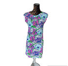 Lilly Pulitzer Robyn In The Garden Floral Leopard Print Shift Dress Size Xs