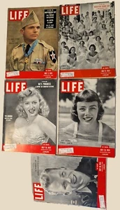 5 JULY 1951 LIFE Mags -Korea Heros-Debutantes-Dagmar-Mary Freeman-Gary Cosby - Bild 1 von 3