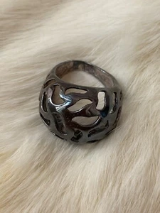 Vintage 925 Sterling Silber Ring / 5,9 Gramm gemarkt 925 ~ ODER SILBERSCHROTT - Bild 1 von 8