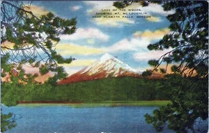Lake Woods Mt. Postal de Mc Loughlin Klamath Falls Oregon sin publicar - Imagen 1 de 2