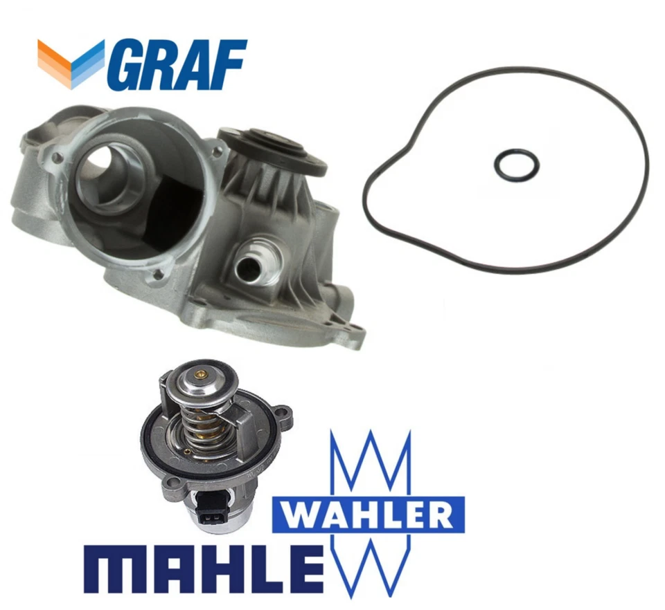 Bomba de agua del motor y termostato OEM para BMW V8 550i 650i 750Li 750i X5 06-10 Foto 1 de 1