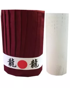 Juego de sombreros altos de chef personalizados Hibachi Chef conjunto de sombreros altos de teppanyaki parrilla conjunto de sombreros de chef - Imagen 1 de 4
