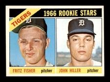 1966 Topps Fritz Fisher John Hiller #209 Detroit Tigers Rookie RC EX-EXMINT