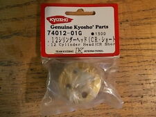 74012-01G .12 Cylinder Head (Gold) - Kyosho GX12 Nitro Racer Pure Ten Alpha