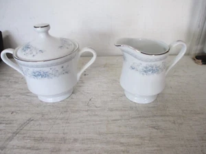 American Limoges Salem Heritage Brautstrauß Sahne & Zucker Set - Bild 1 von 6
