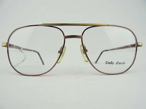 Stabile Herrenbrille Metallfassung klassisch mit großen Gläsern braun M 52[]18 - Picture 1 of 5