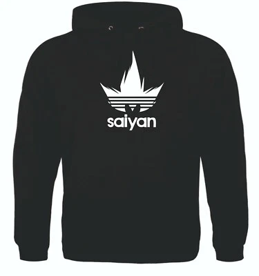 CASUAL Felpa con cappuccio Super Saiyan Anime Dragon Ball per bambini e adulti unisex