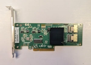 LSI 6Gbps SAS HBA LSI 9211-8i IT Mode for ZFS FreeNAS unRAID JOBD - Photo 1/6