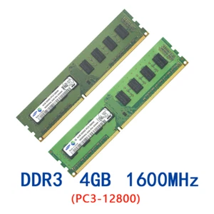 Samsung 4GB DDR3 PC3-12800 1600MHz 240 Pin 1.5V DIMM Desktop PC Memory RAM - Picture 1 of 7