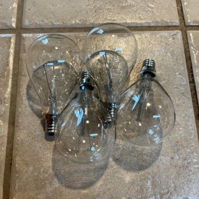 A19 Size Bulb 4 Bulbs W/candelabra Base 120v 40w - Image 1 of 4