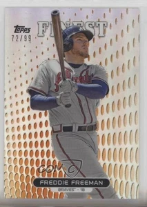 Topps Finest Orange Refractor 2013/99 Freddie Freeman #83 - Imagen 1 de 3