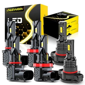 For Chevy Colorado 2015-2022 Combo 6x LED Headlights High Low + Fog Light Bulbs - Picture 1 of 21