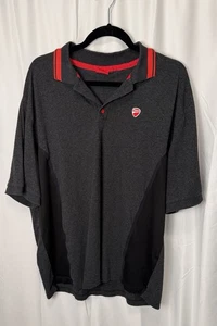 Herren 3XL Ducati Pullover Poloshirt grau mit Logo - Bild 1 von 4