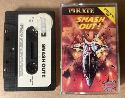 ZX spectrum game - SMASH OUT - PIRATE - Excellent Condition - Image 1 of 2