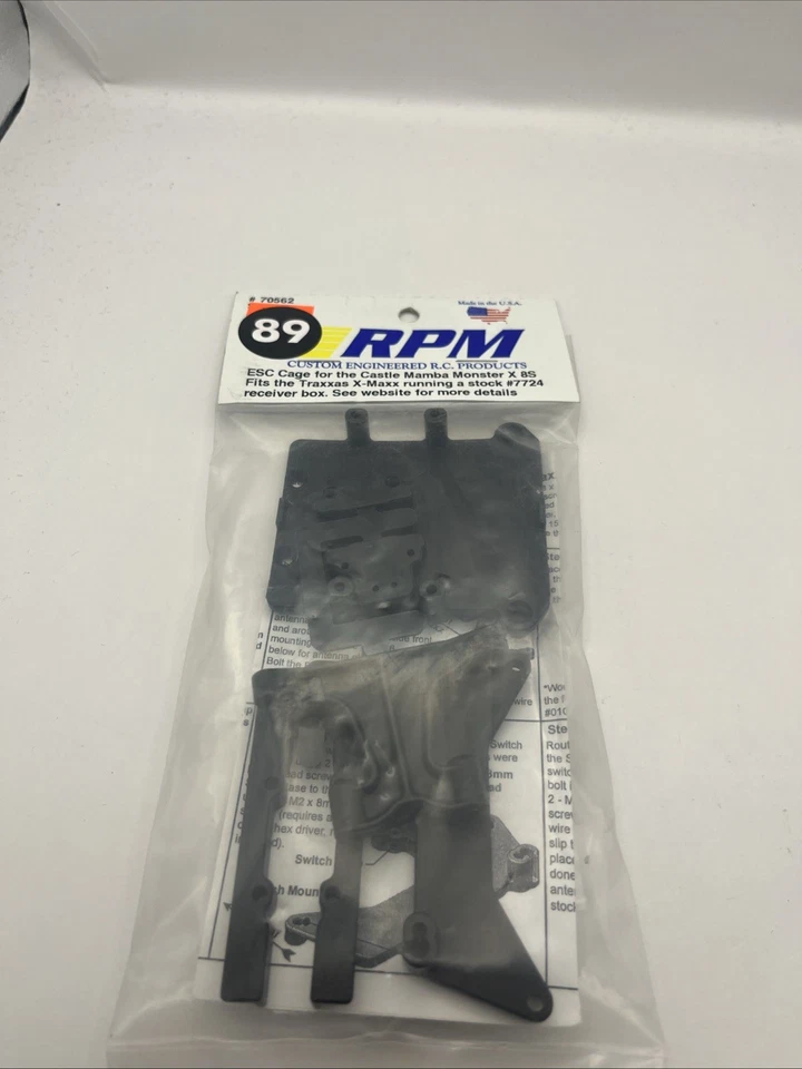 NEW RPM 70562 ESC Cage for Castle Mamba X 8S ESC & Traxxas XMaxx FREE US SHIP - Image 1 of 3