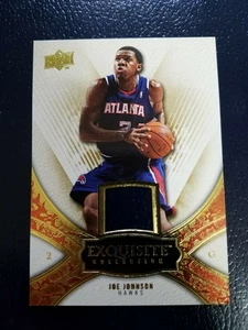 Joe Johnson Hawks 2008 - 2009 NBA EXQUISITE COLLECTION PROTOTYPE - Picture 1 of 7
