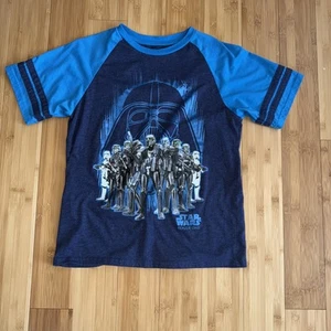 STAR WARS DARTH VADER Rogue One Comfort Tee T-Shirt Blue Boys XL 14/16 - Picture 1 of 2