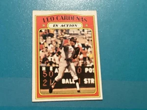 1972 Topps In Action Leo Cardenas numero semi alto #562 - quasi nuovo - ottimo mais - Foto 1 di 2